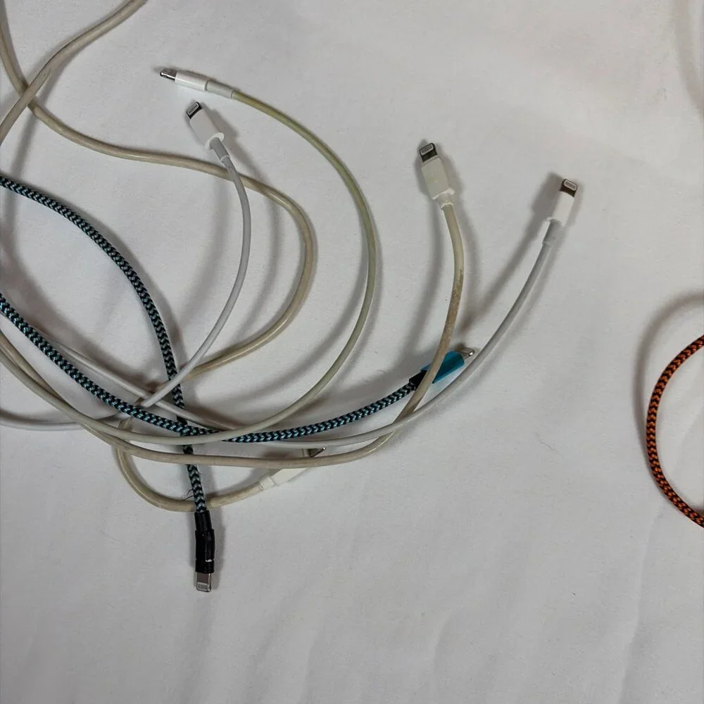 10 Assorted USB to Lightning Cables USB Cable